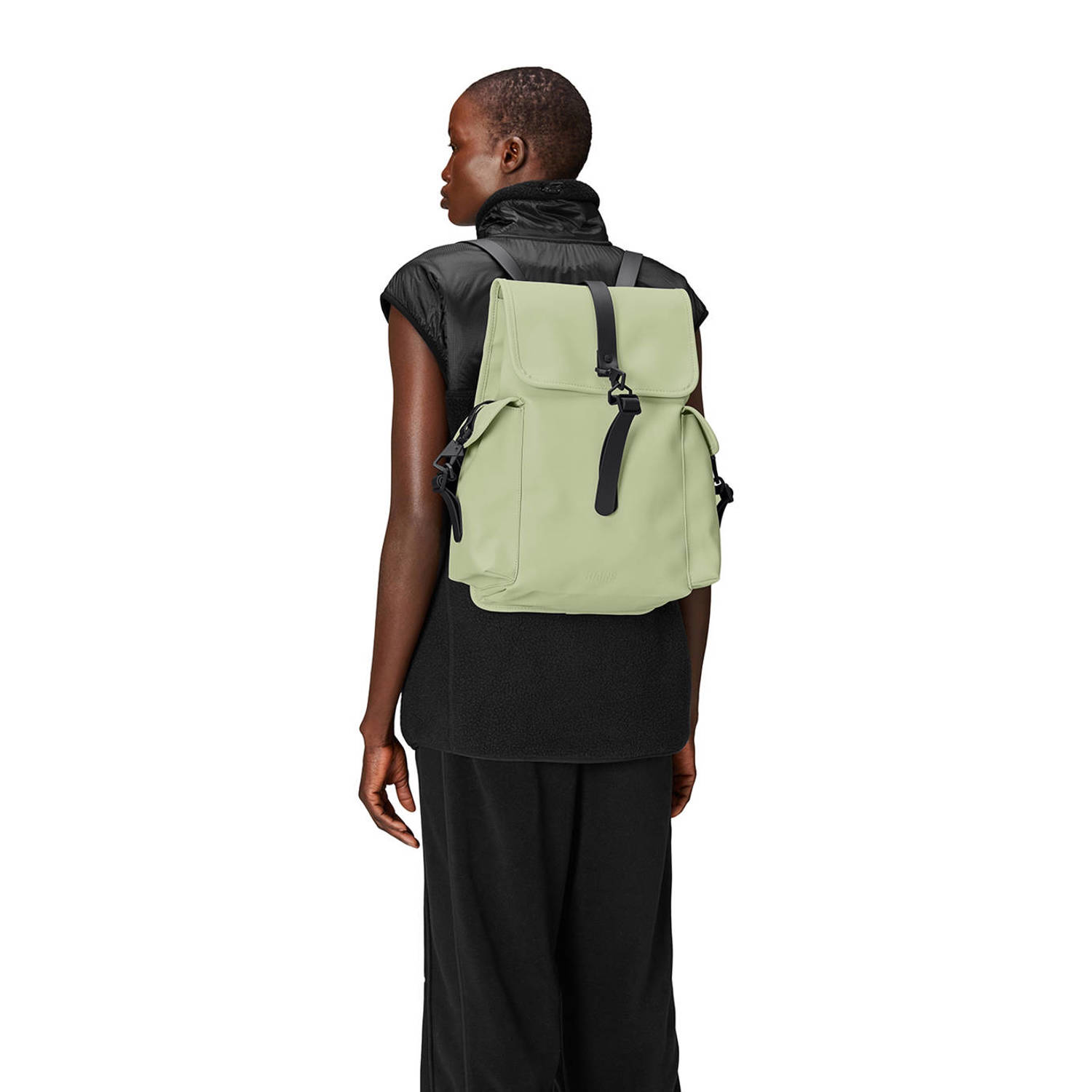 Rains rugzak Cargo W3 lichtgroen