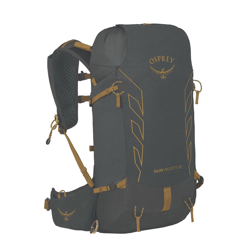 Osprey backpack Talon Velocity 20 S/M donkergrijs