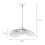 thumbnail: NOUS Living hanglamp Hadi (Ø40x120 cm)