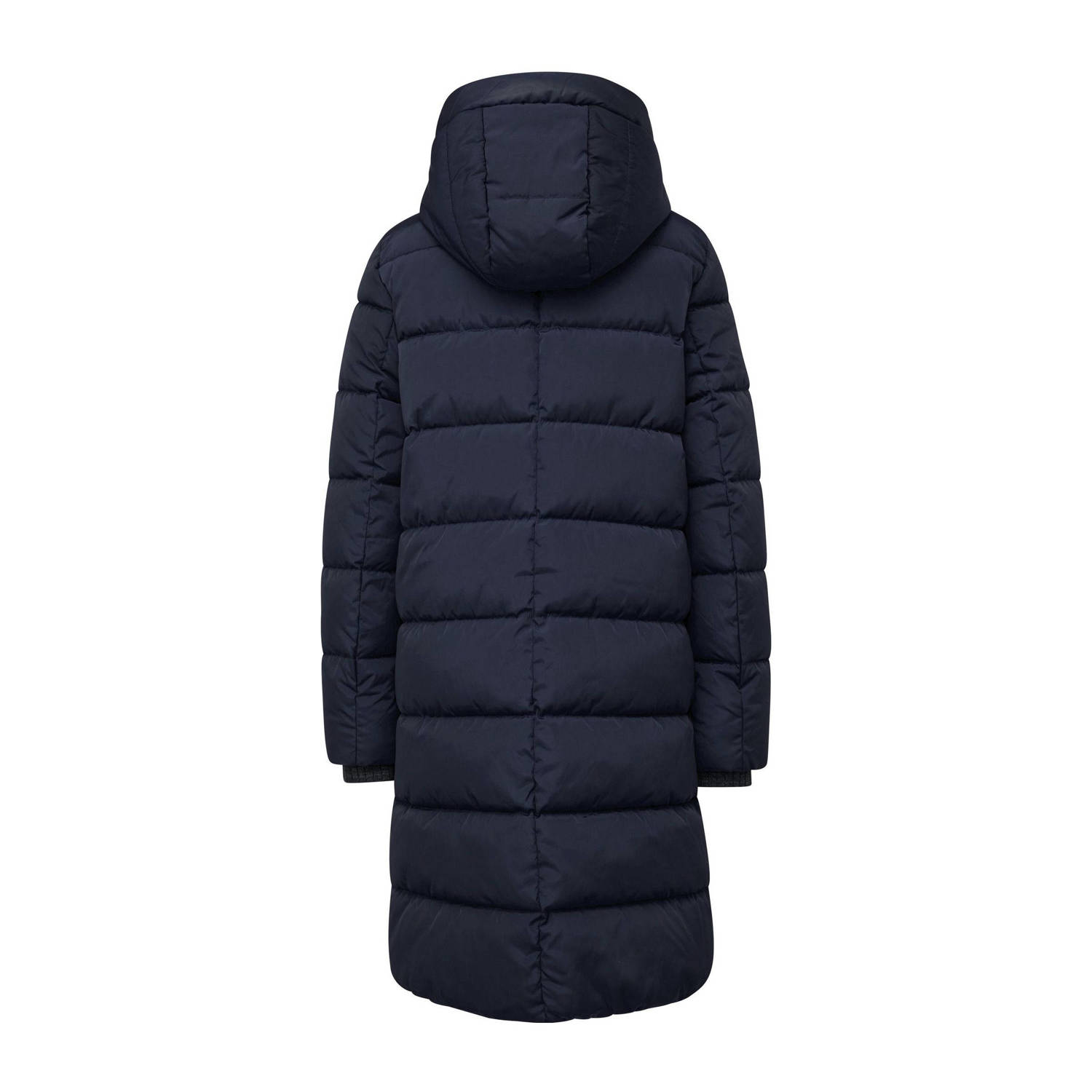 Q S by s.Oliver gewatteerde winterjas donkerblauw