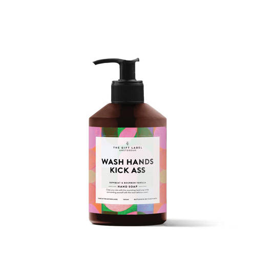 Wehkamp The Gift Label Wash Hands Kick Ass handzeep - 400 ml aanbieding