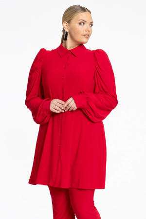 oversized blouse Plus Size - rood
