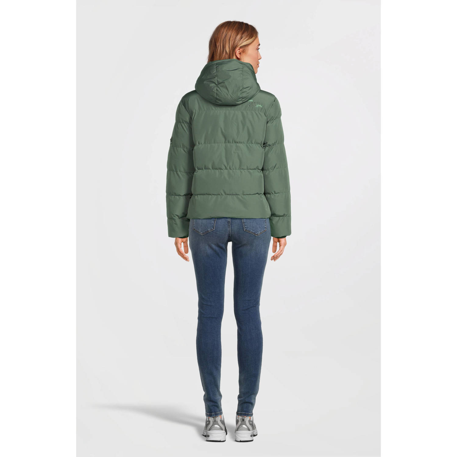 Superdry gewatteerde winterjas kaki