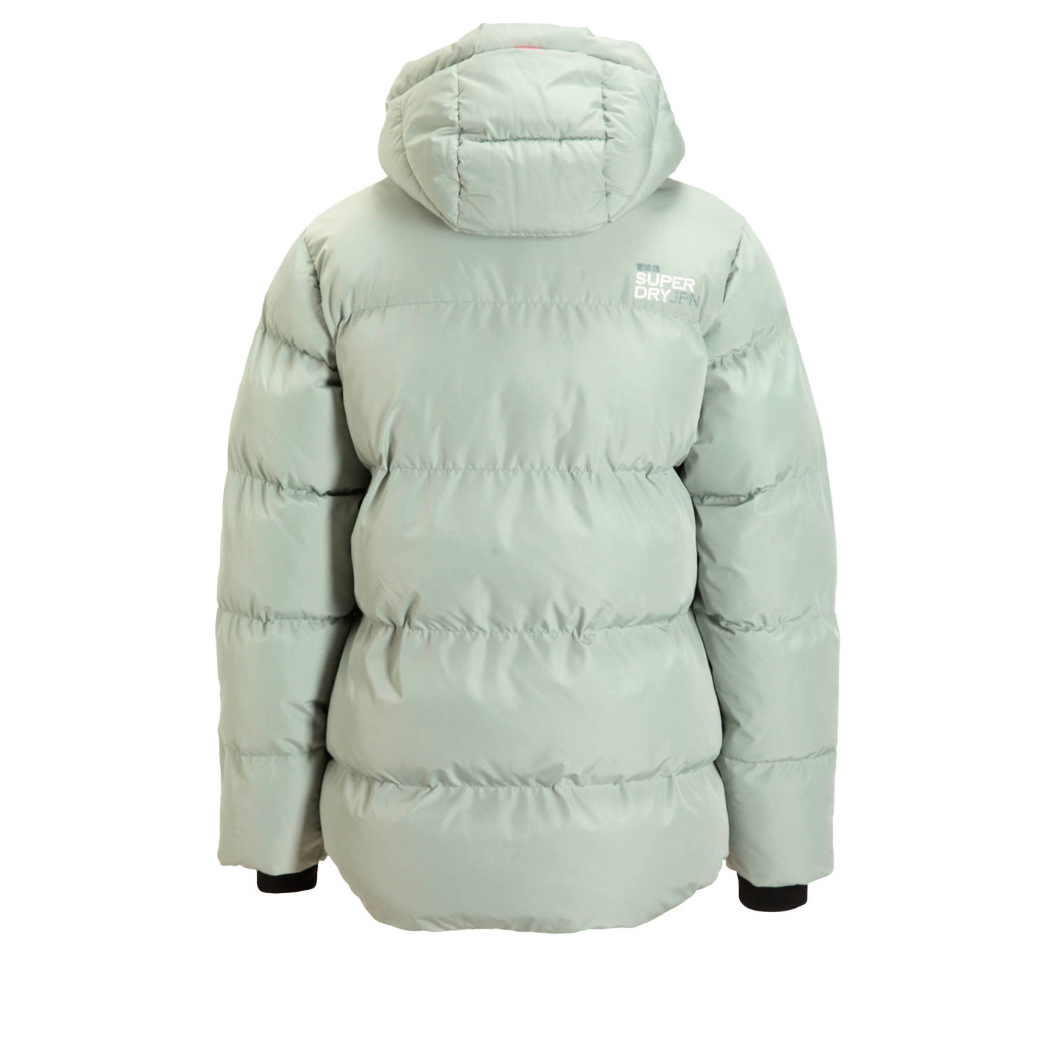Superdry gewatteerde winterjas grijs
