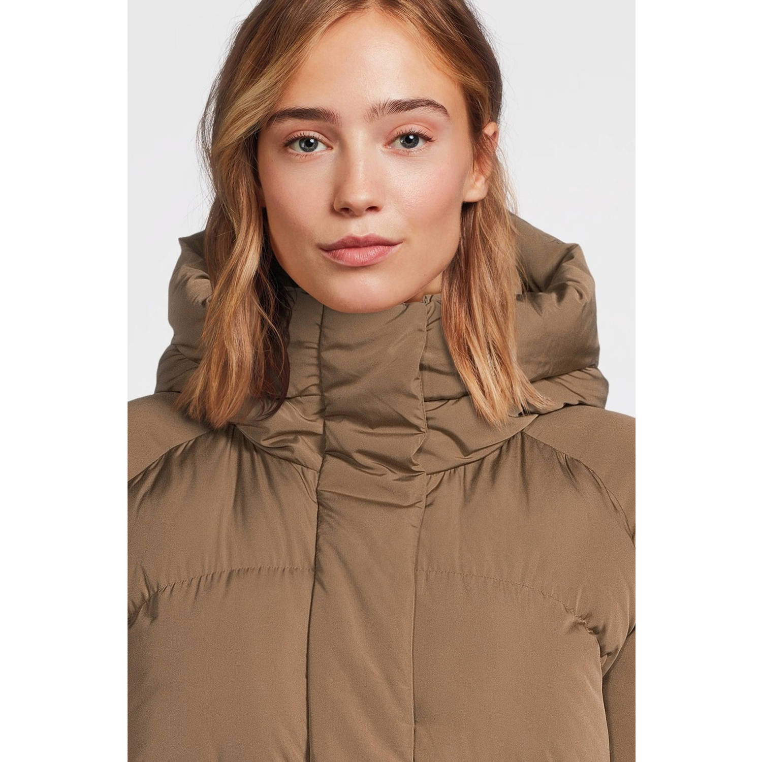 Superdry gewatteerde jas bruin