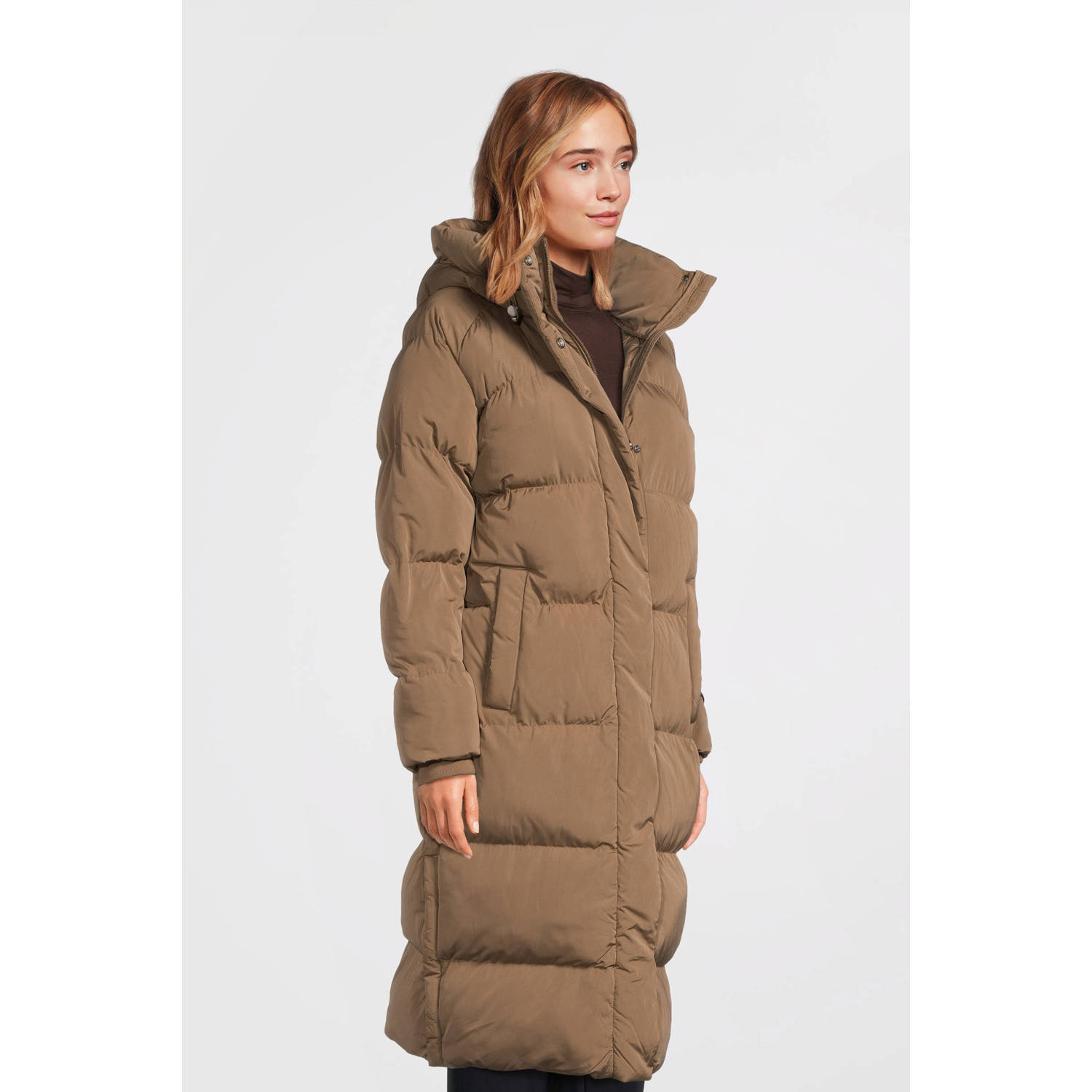 Superdry gewatteerde jas bruin