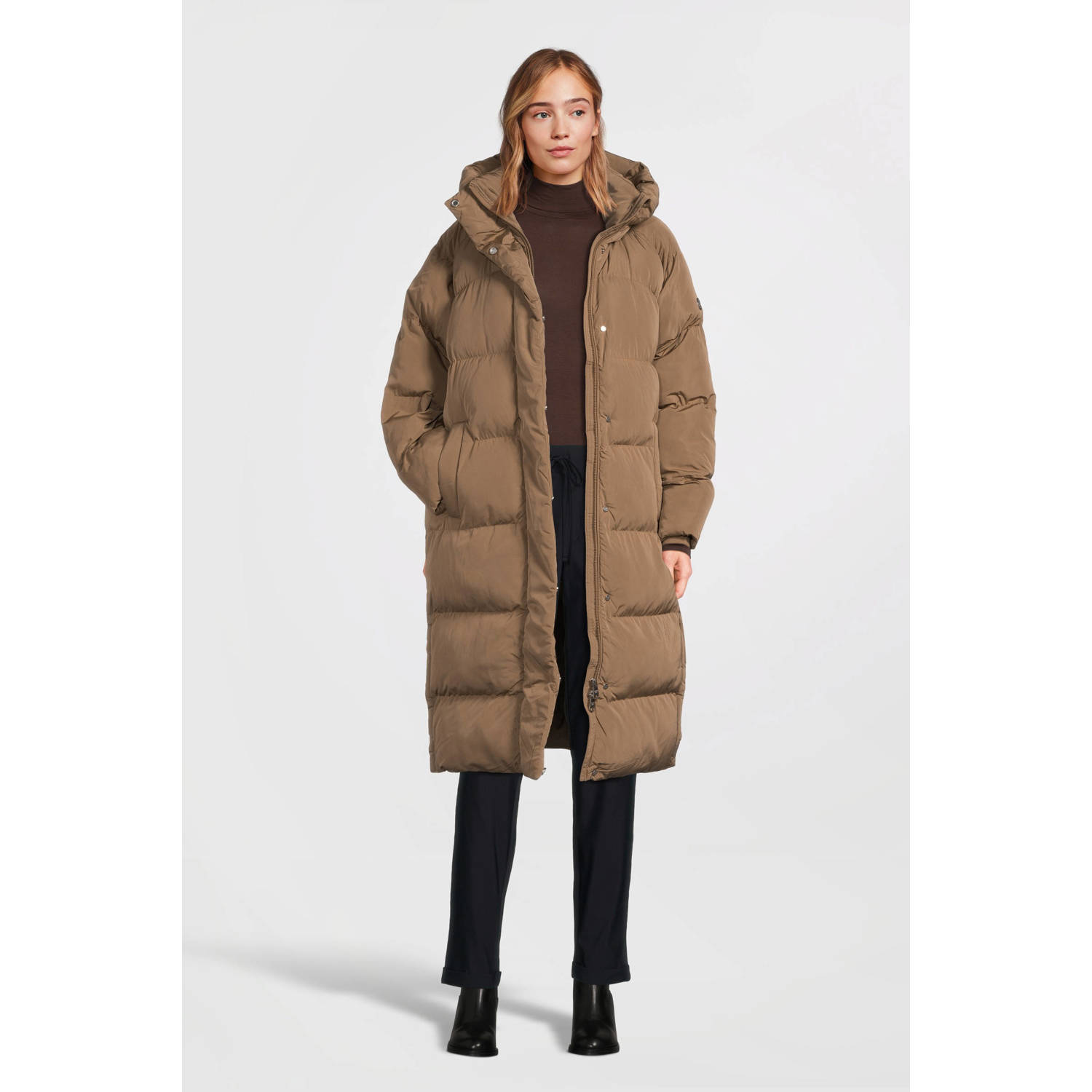 Superdry gewatteerde jas bruin