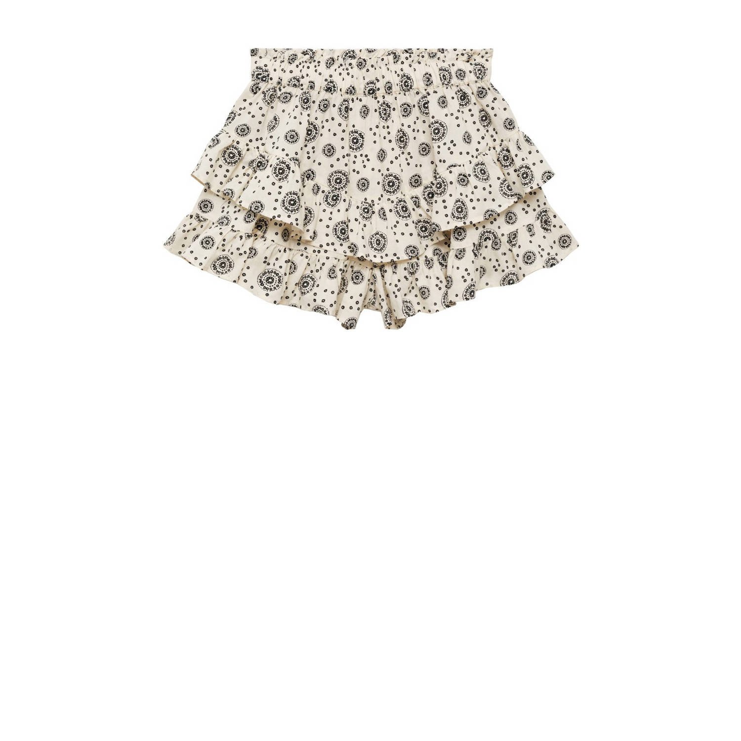 Mango Kids skort ecru Rok Meisjes Katoen All over print 152(XXS)