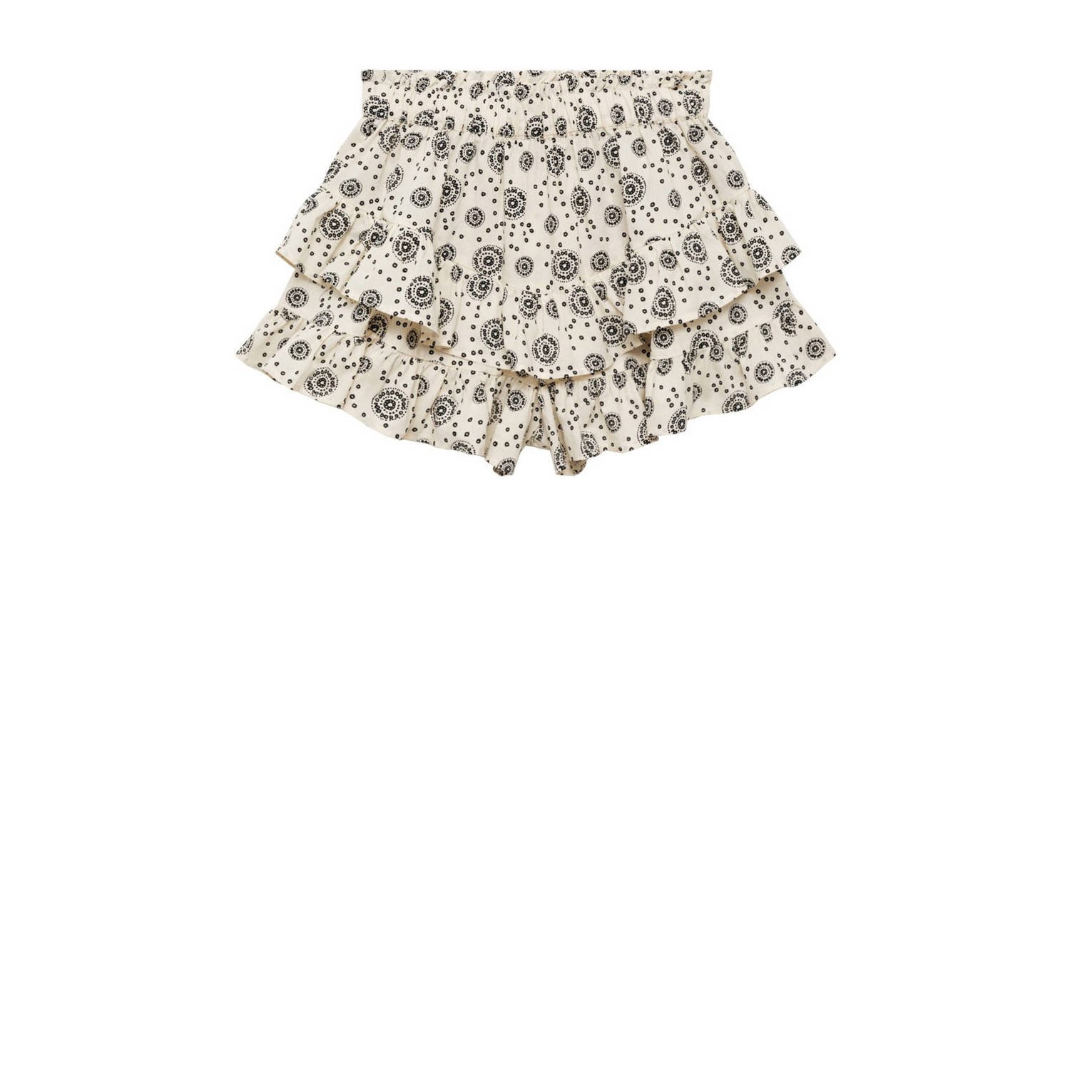 Mango Kids skort ecru Rok Meisjes Katoen All over print 152(XXS)