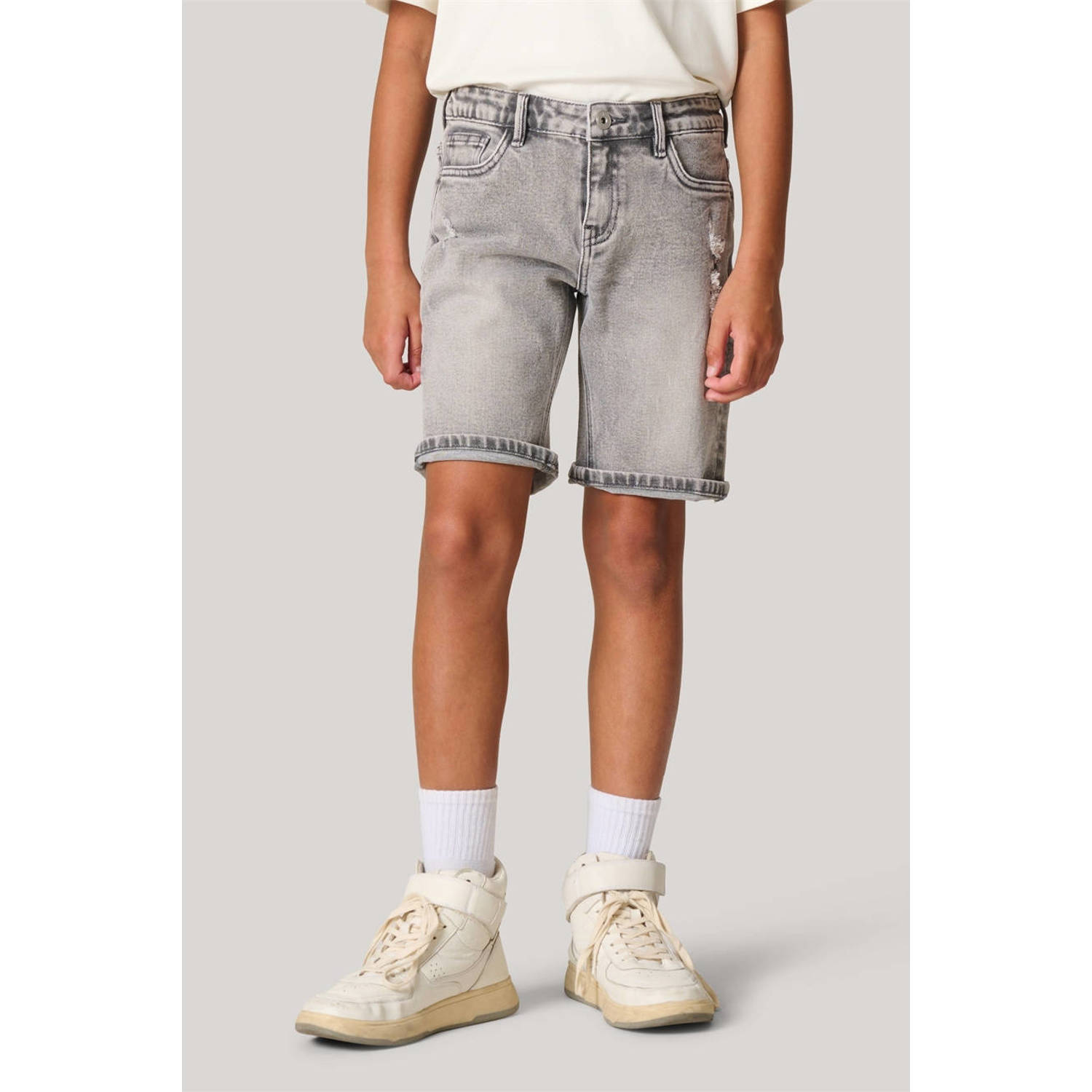 Shoeby denim short grey denim