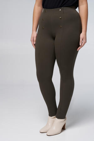 skinny tregging groen