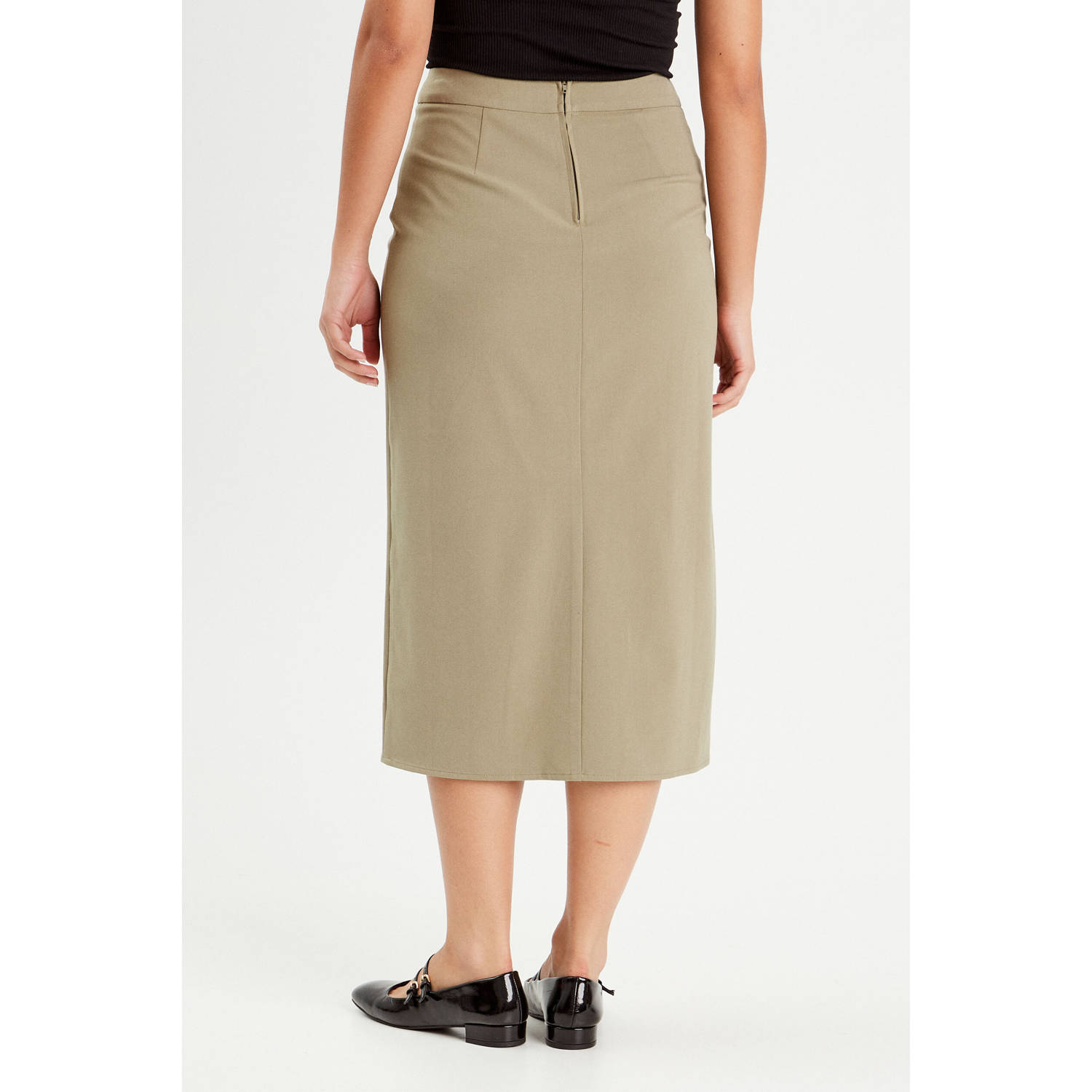 Cache wikkelrok beige