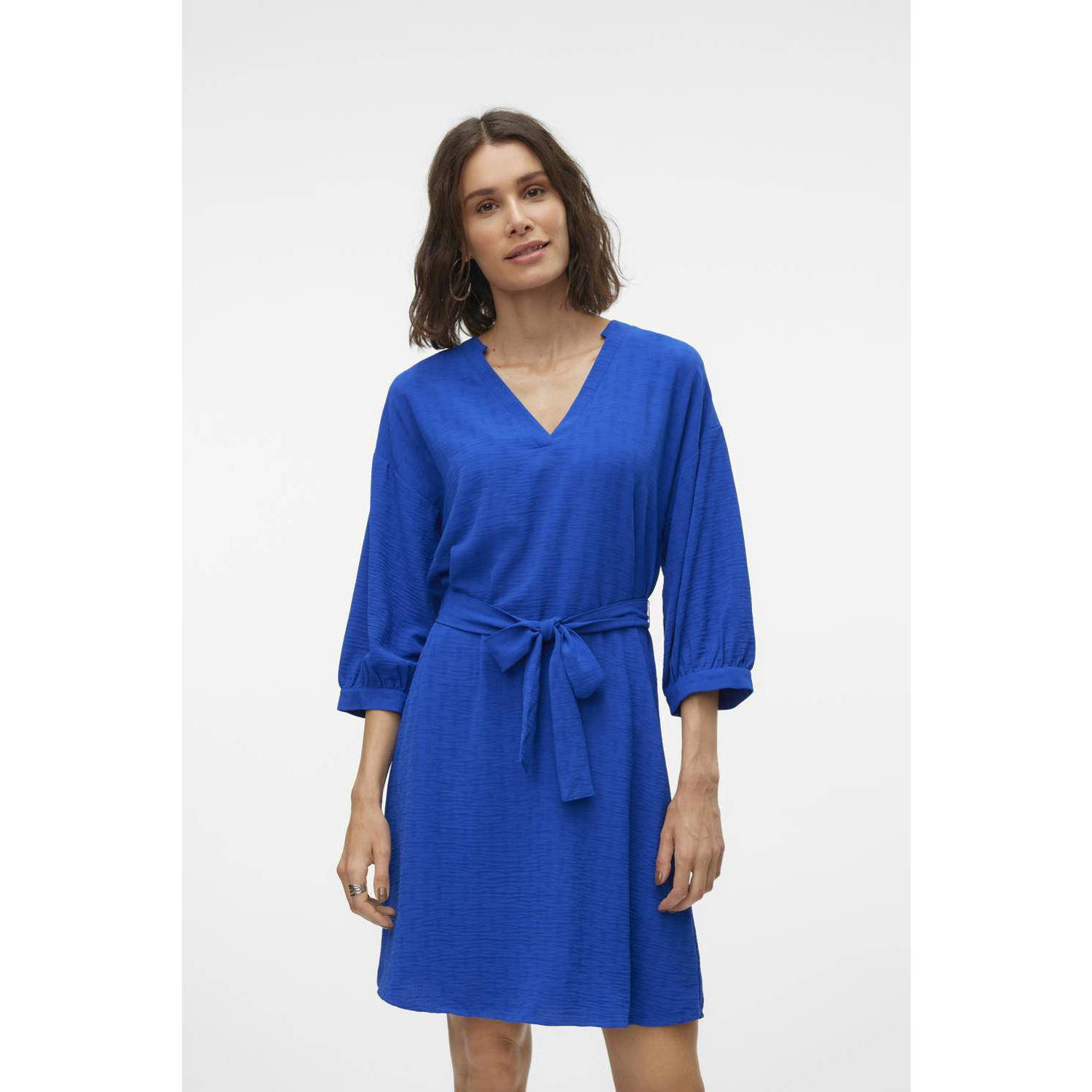 Vero Moda Blauwe Surf the Web Jurk Blue Dames