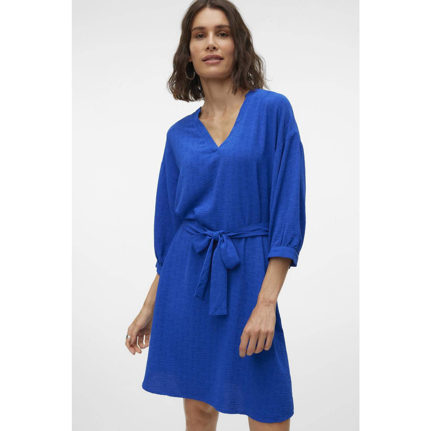 VERO MODA A-lijn jurk VMMYE blauw