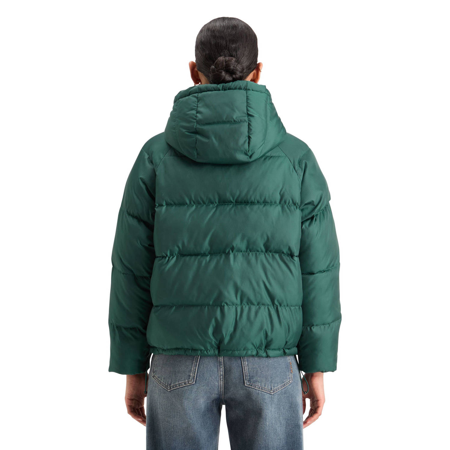 Scotch & Soda gewatteerde winterjas donkergroen