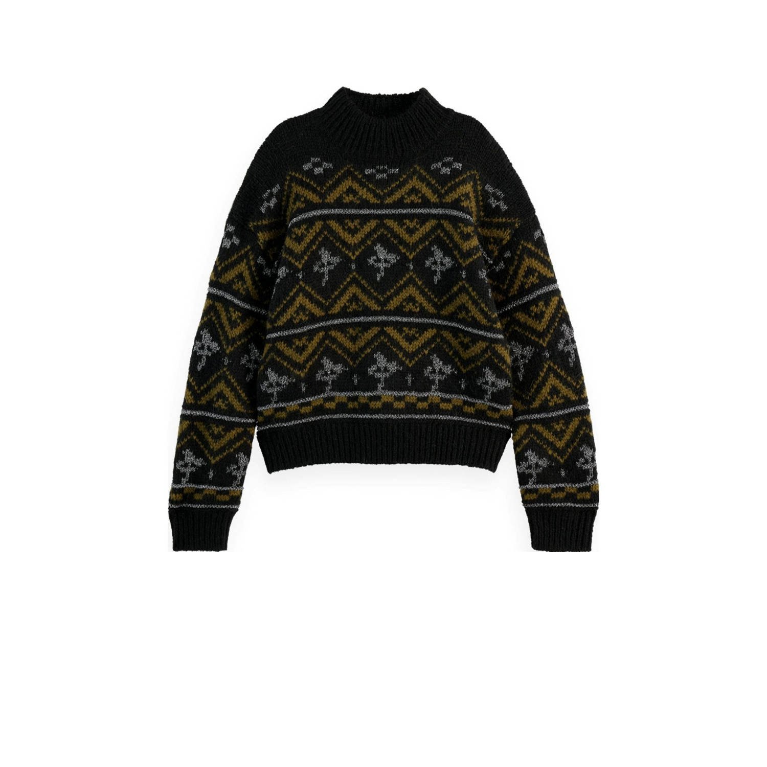Scotch & Soda gebreide trui zwart