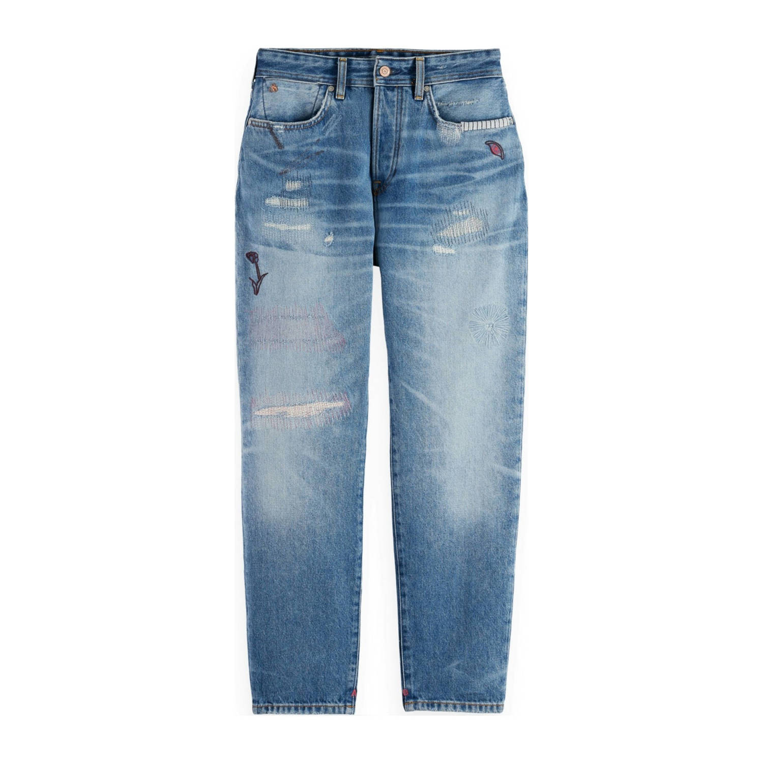 Scotch & Soda boyfriend jeans light blue denim