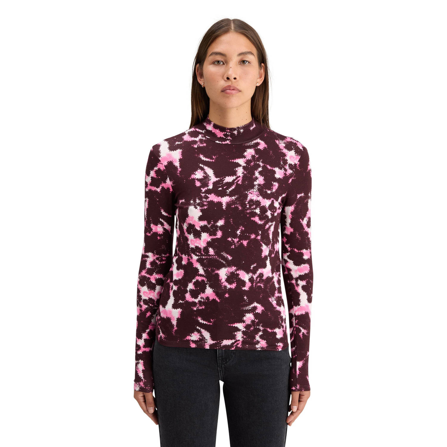 Scotch & Soda Gedrukte Lange Mouw Pullover Multicolor Dames