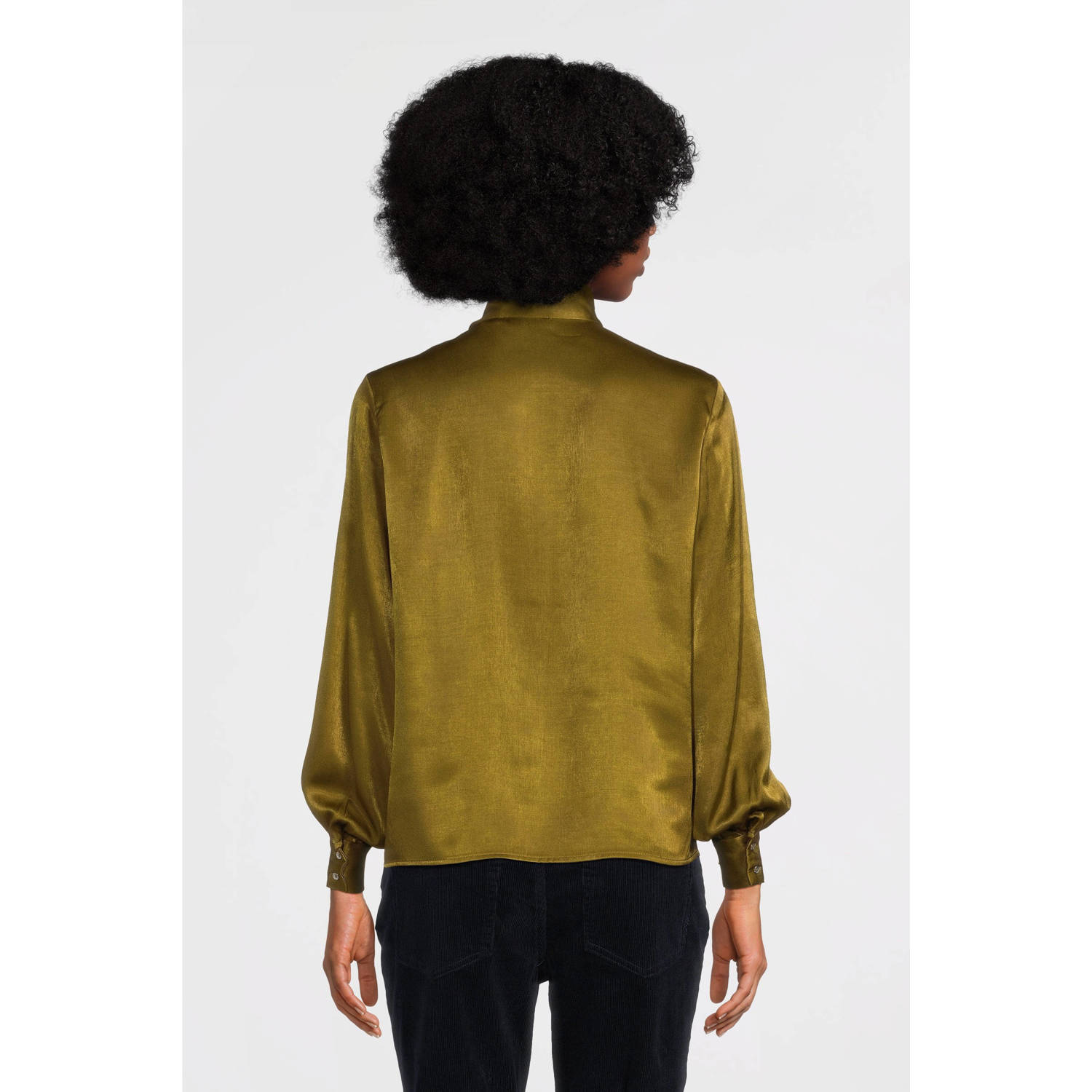 Scotch & Soda blousetop olijfgroen