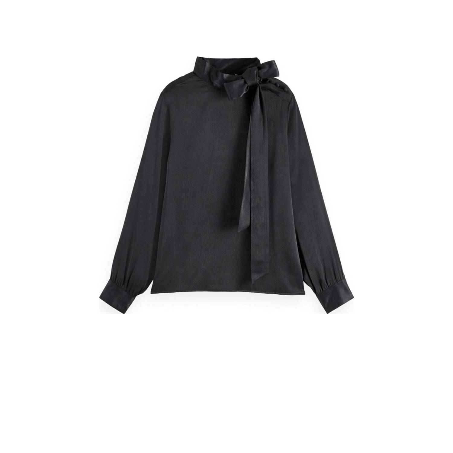 Scotch & Soda blouse zwart