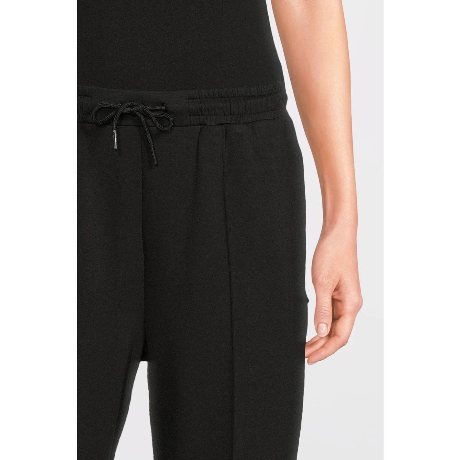 Scotch & Soda straight fit sweatpants zwart