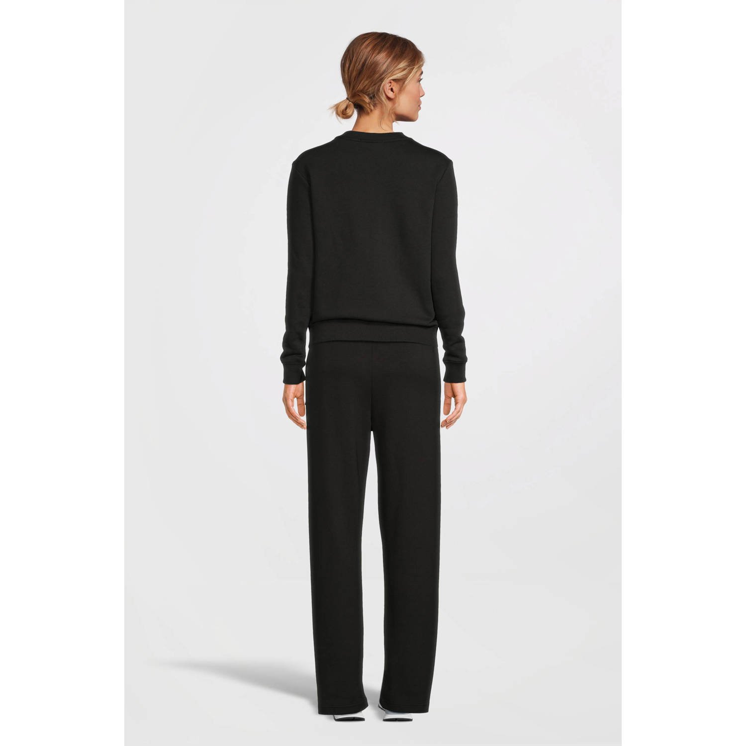 Scotch & Soda straight fit sweatpants zwart