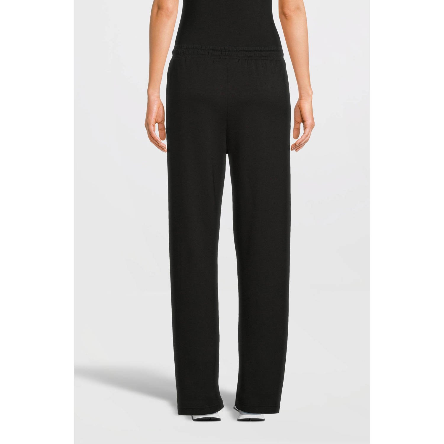 Scotch & Soda straight fit sweatpants zwart