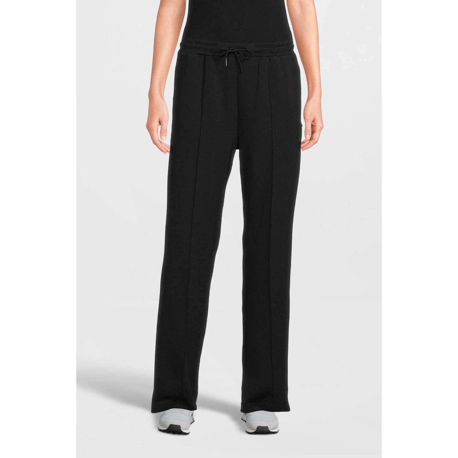 Scotch & Soda straight fit sweatpants zwart