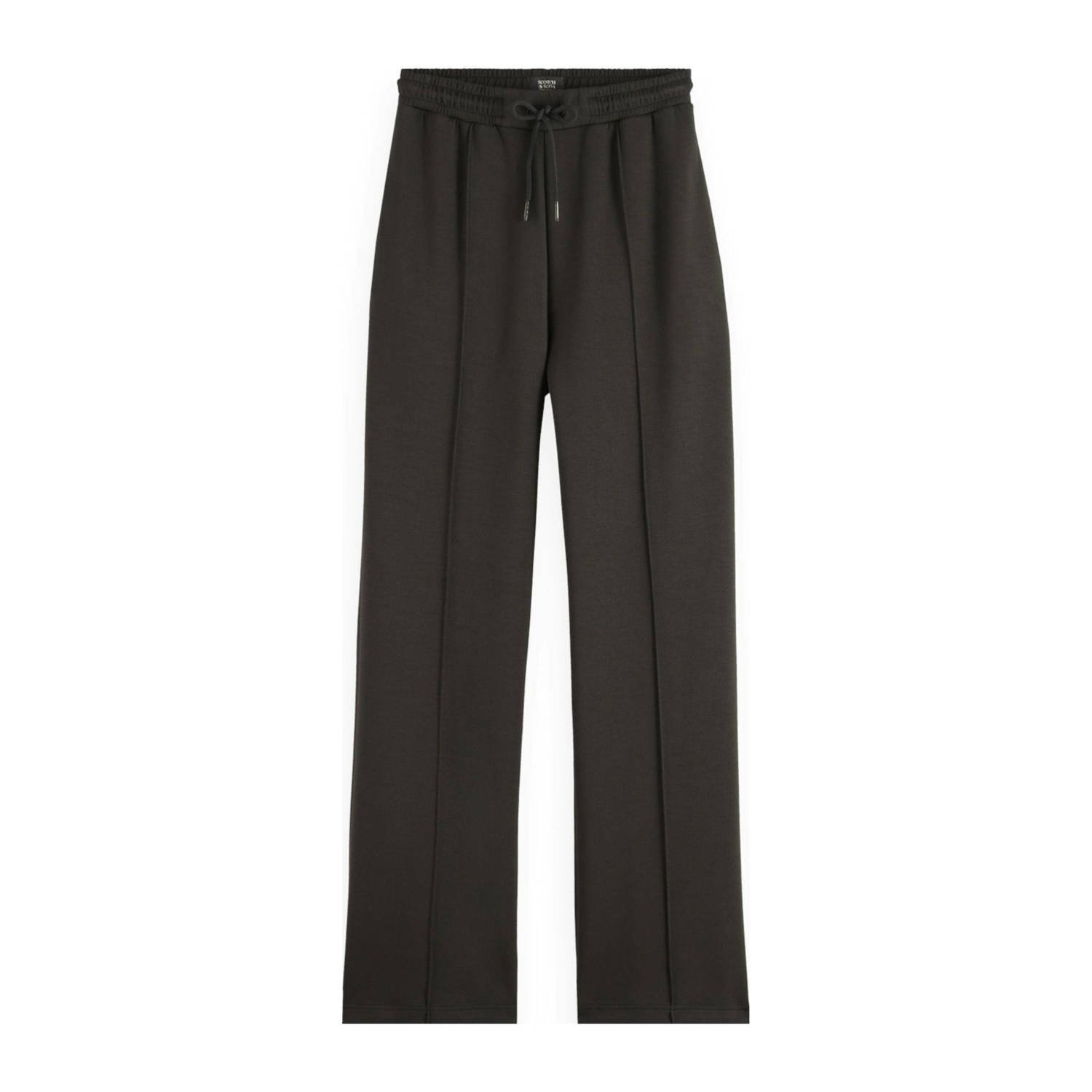 Scotch & Soda straight fit sweatpants zwart