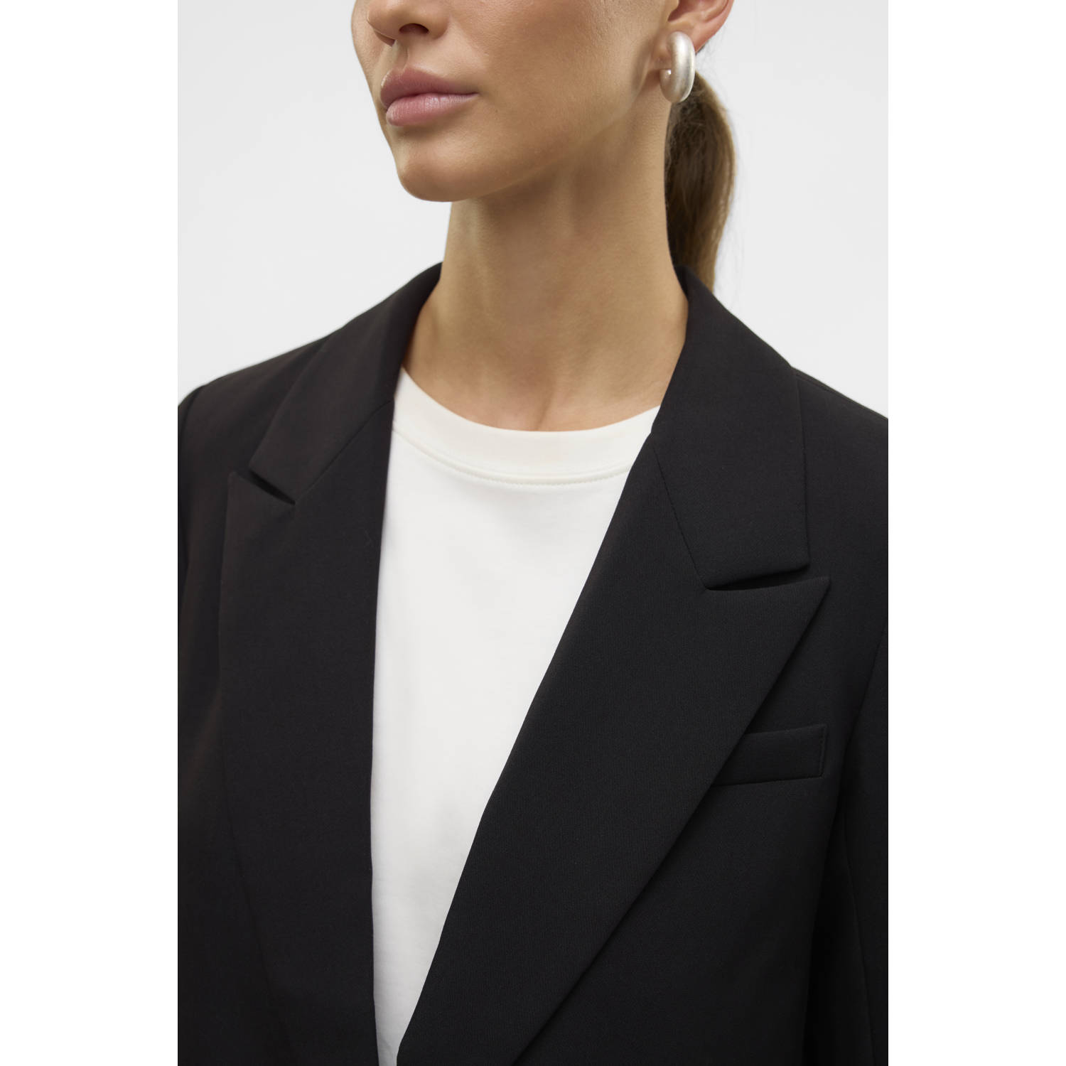 VERO MODA rechtvallende blazer VMCLAIR zwart