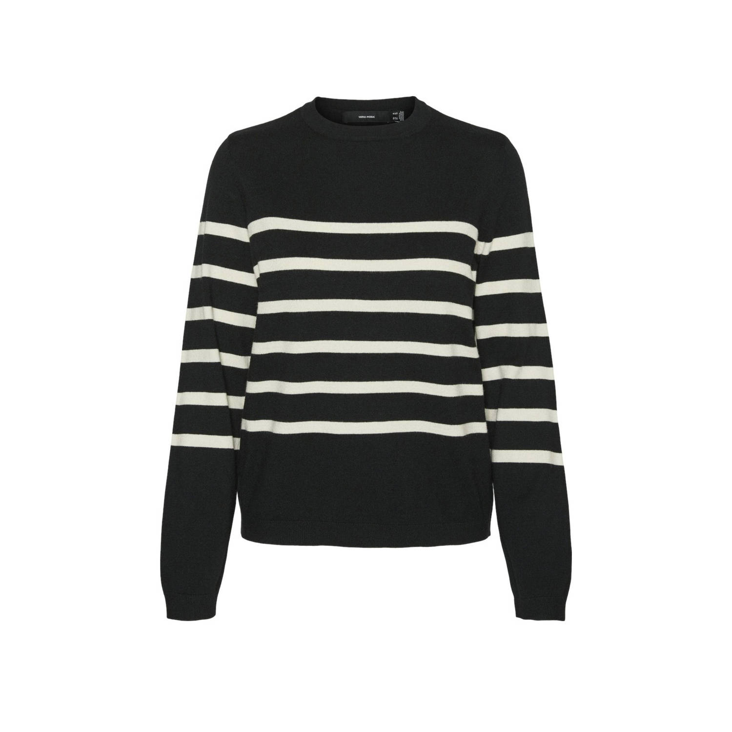 Vero Moda Trui met ronde hals VMSABA PLAIN LS O-NECK PULLOVER GA NOOS