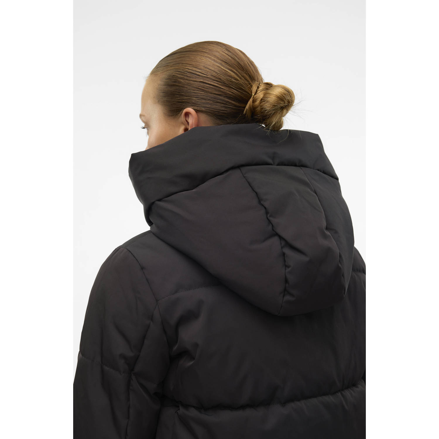 VERO MODA gewatteerde winterjas VMSTELLA zwart