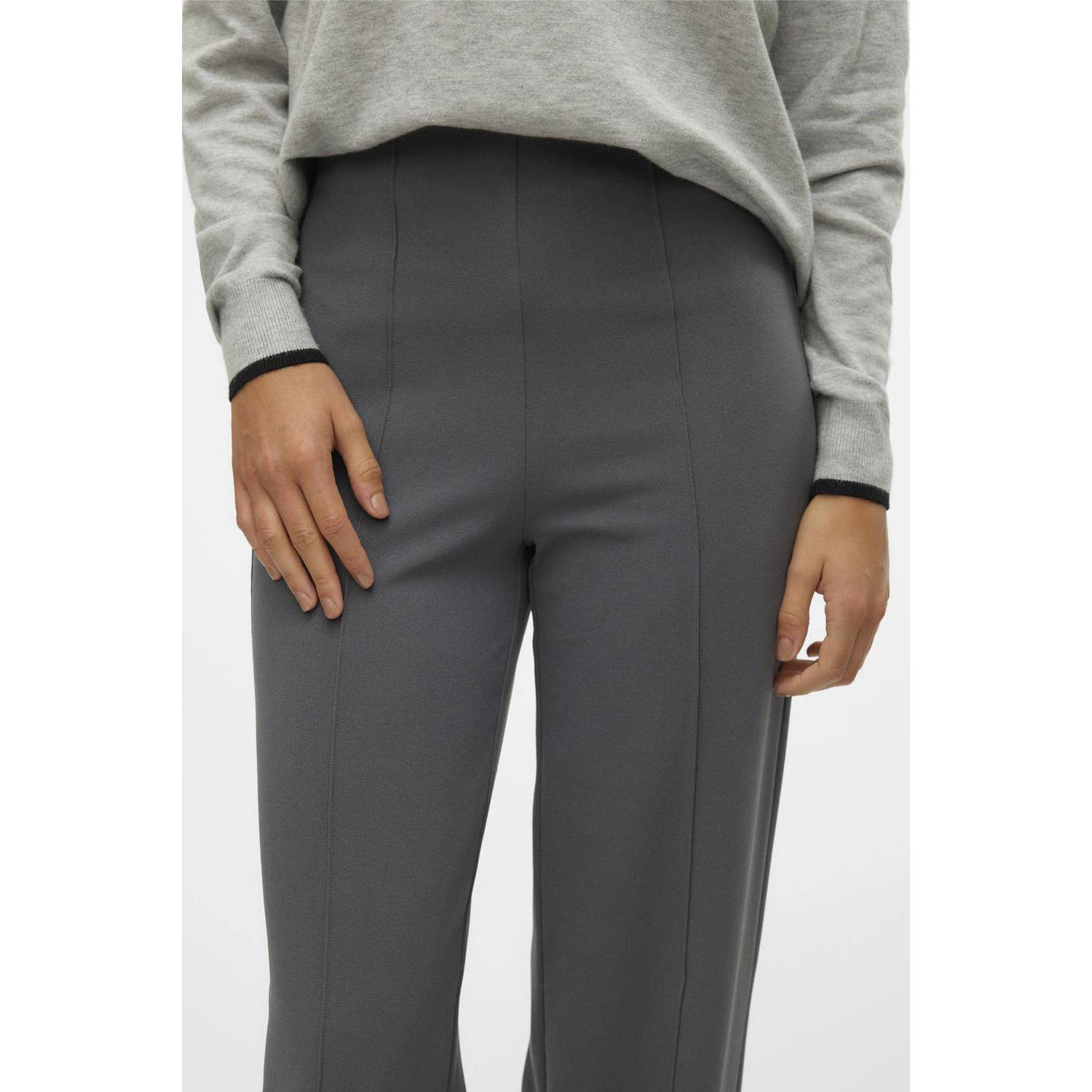 VERO MODA high waist wide leg broek VMBECKY