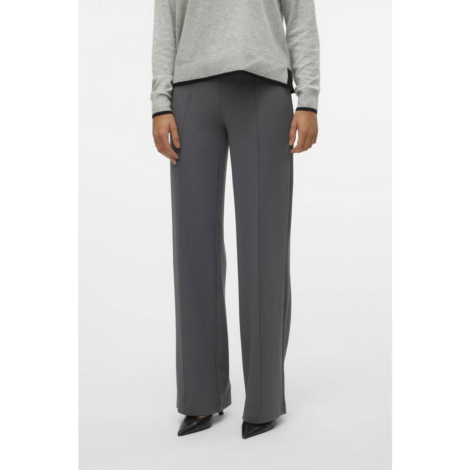 Vero Moda Broek met wijde pijpen model 'BECKY'