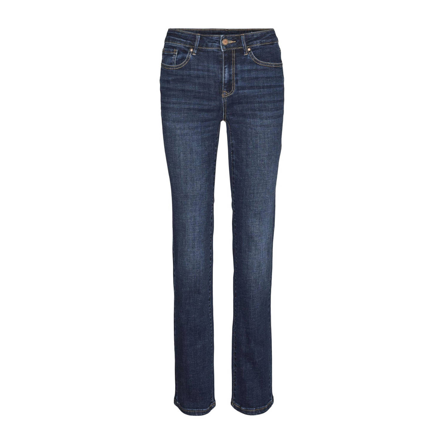 VERO MODA regular jeans VMFLASH dark blue denim