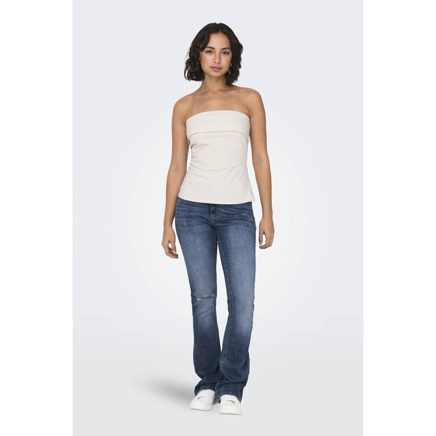 ONLY flared jeans ONLBLUSH medium blue denim