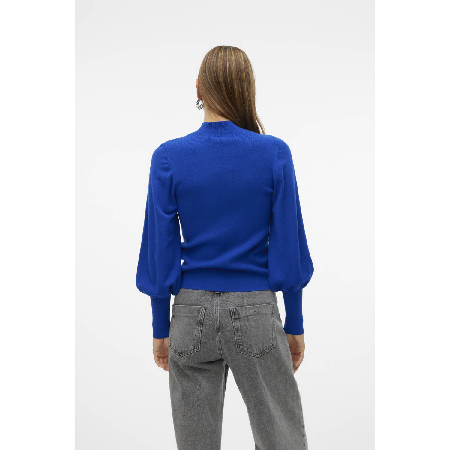 VERO MODA fijngebreide trui VMHOLLYKARISPUFF