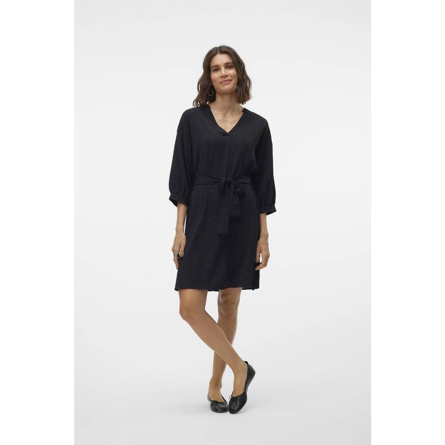 VERO MODA A-lijn jurk VMMYE zwart