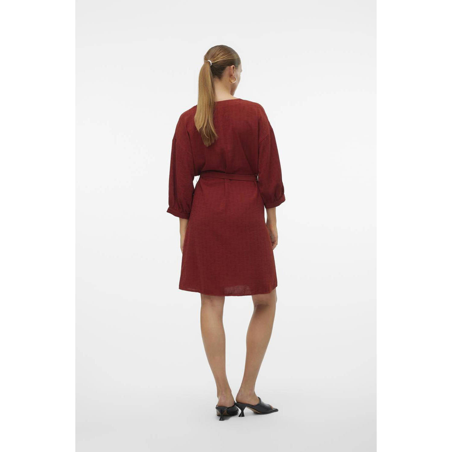 VERO MODA A-lijn jurk VMMYE brique