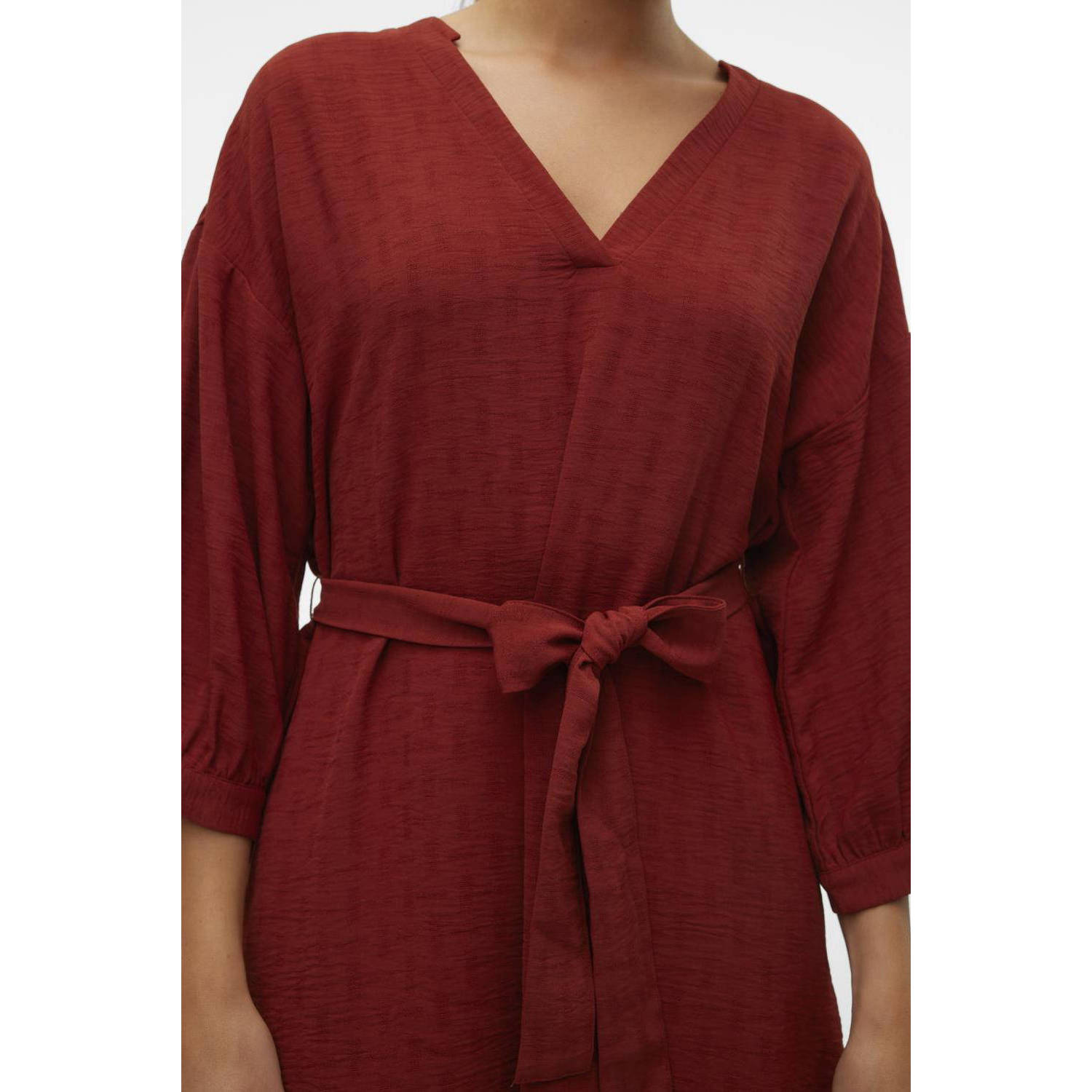 Vero Moda Fired Brick Jurk Freewear Rood Red Dames