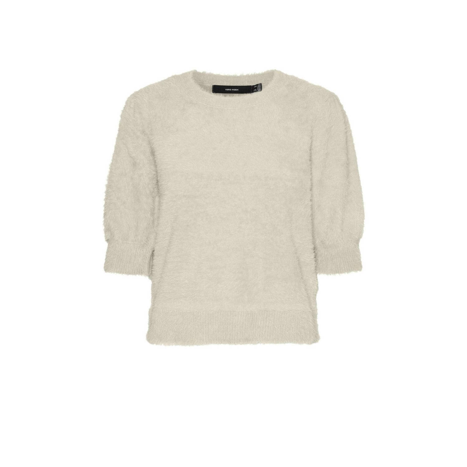 VERO MODA gebreide trui ecru