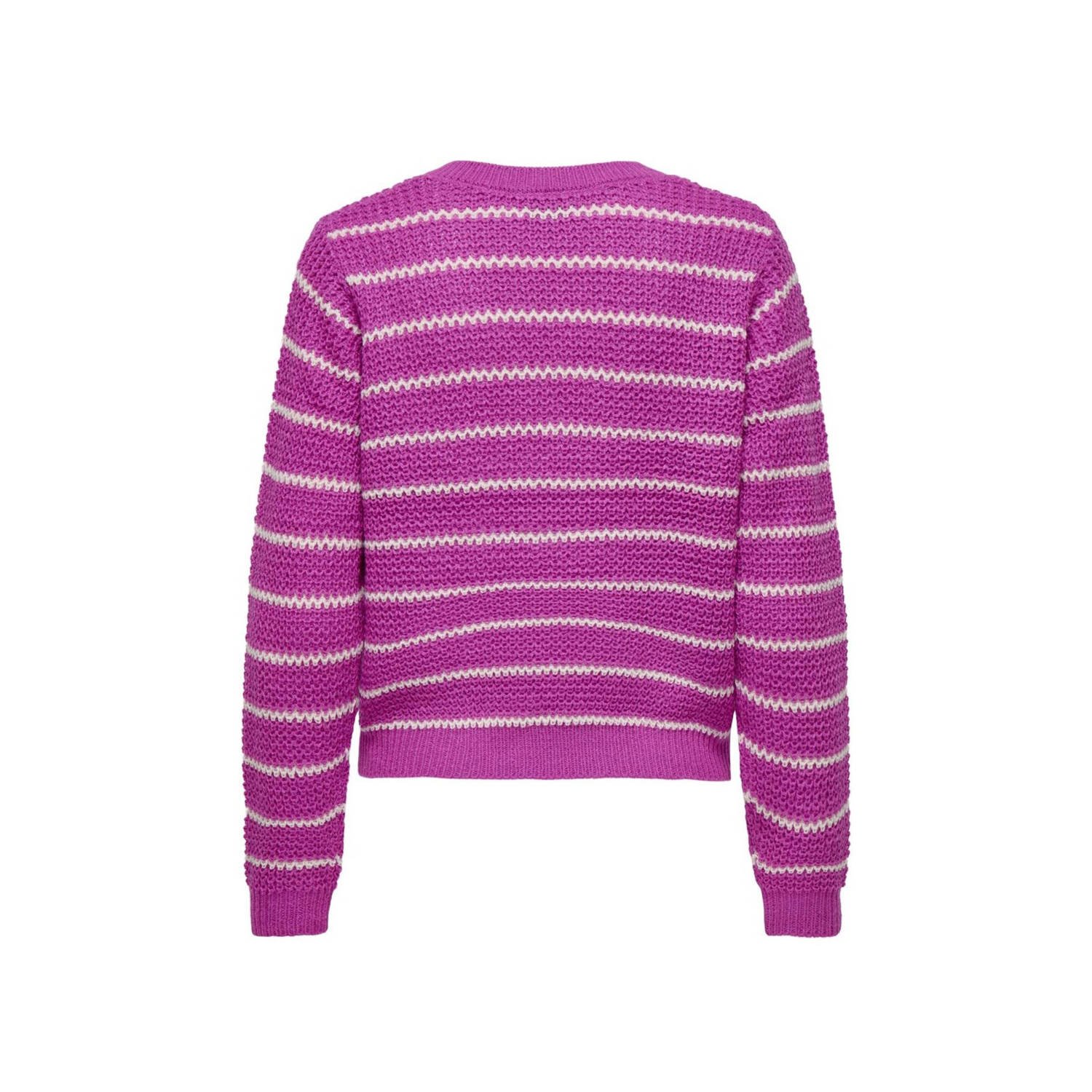 JDY gebreide trui violet
