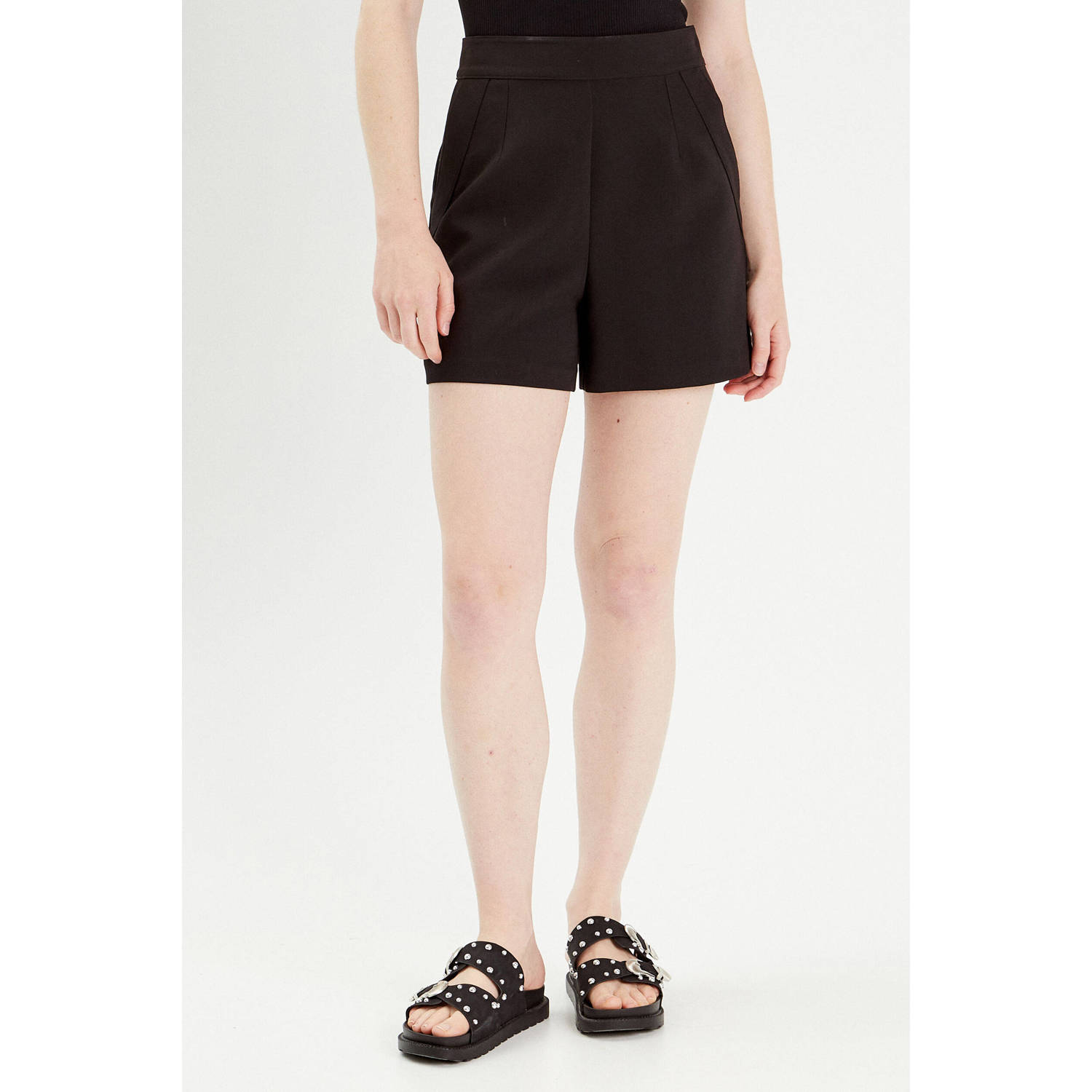 Cache regular fit short zwart