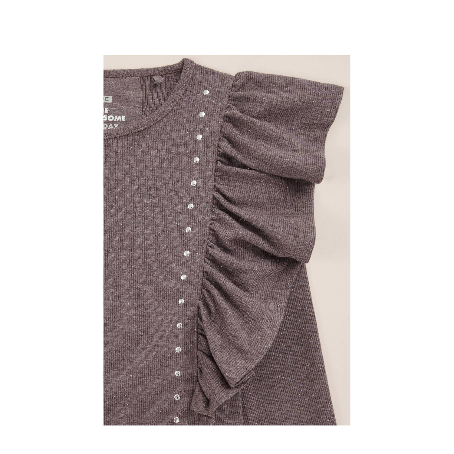 WE Fashion T-shirt bruin