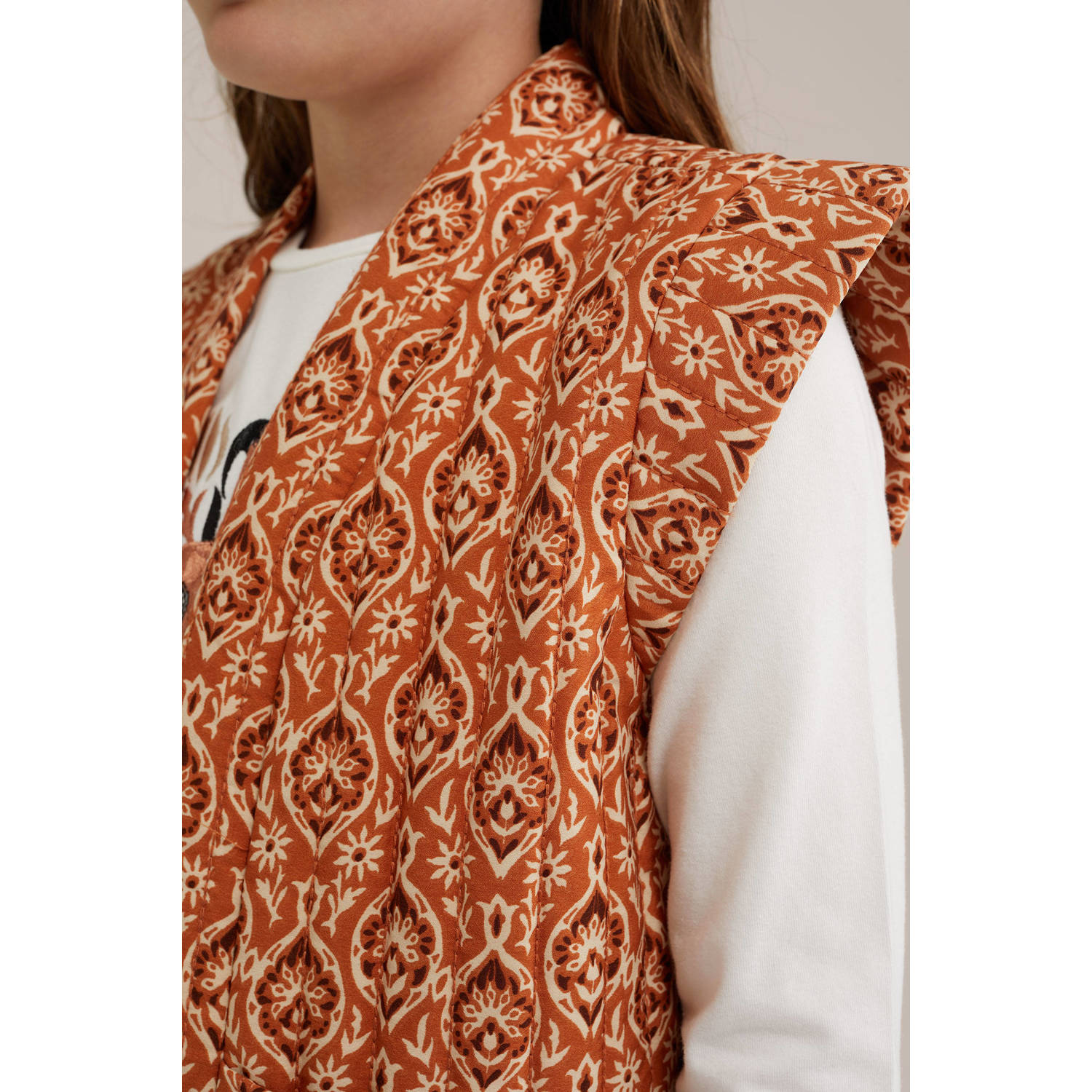 WE Fashion schoudertas oranje