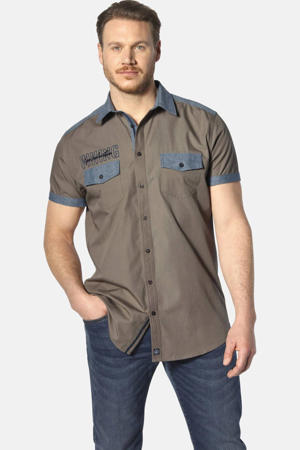 casual overhemd HERKKO Plus Size beige