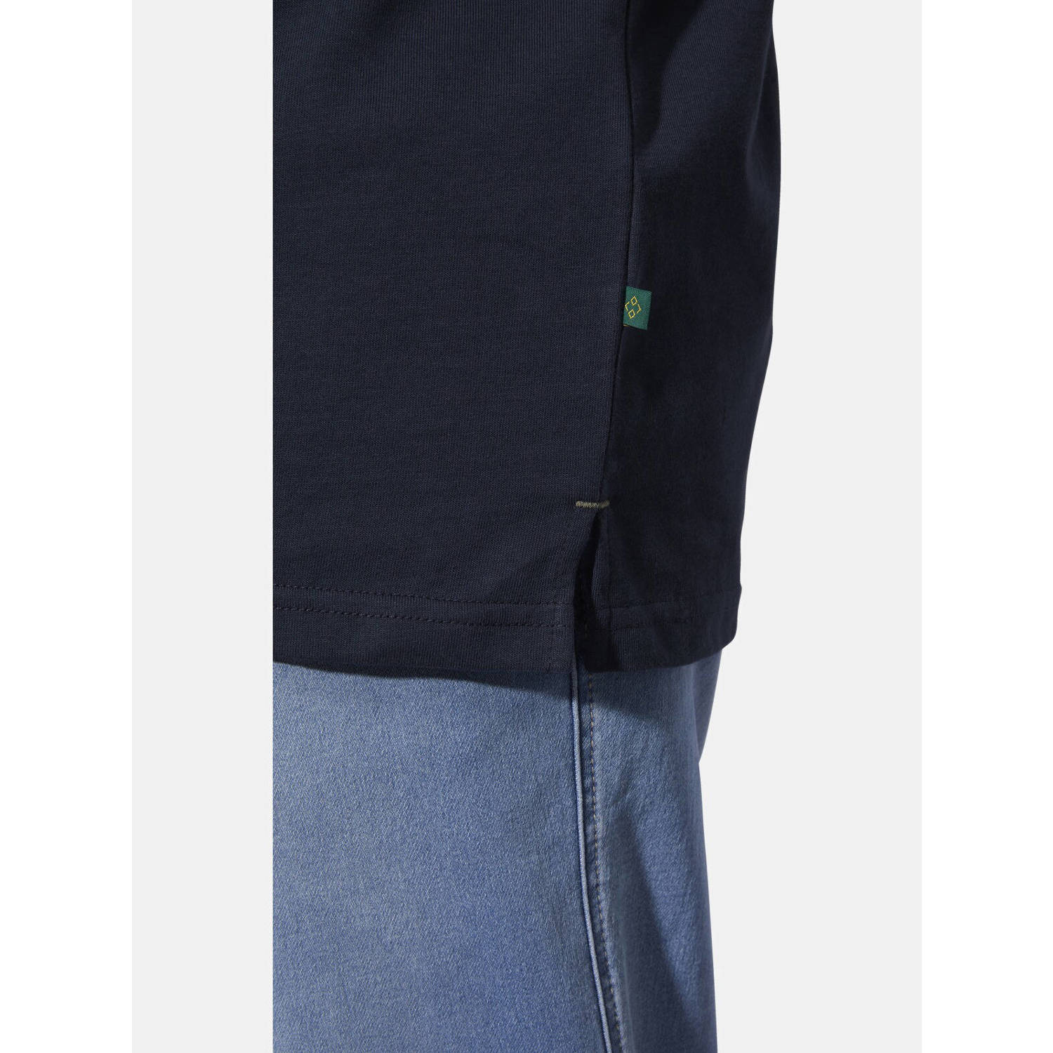 Charles Colby T-shirt EARL BASELEY Plus Size met printopdruk donkerblauw