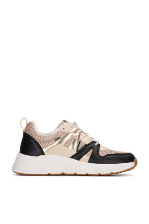 Carocel chunky sneakers beige/zwart
