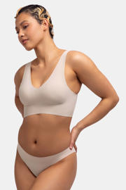 thumbnail: Dorina seamless voorgevormde bh top Airlite beige