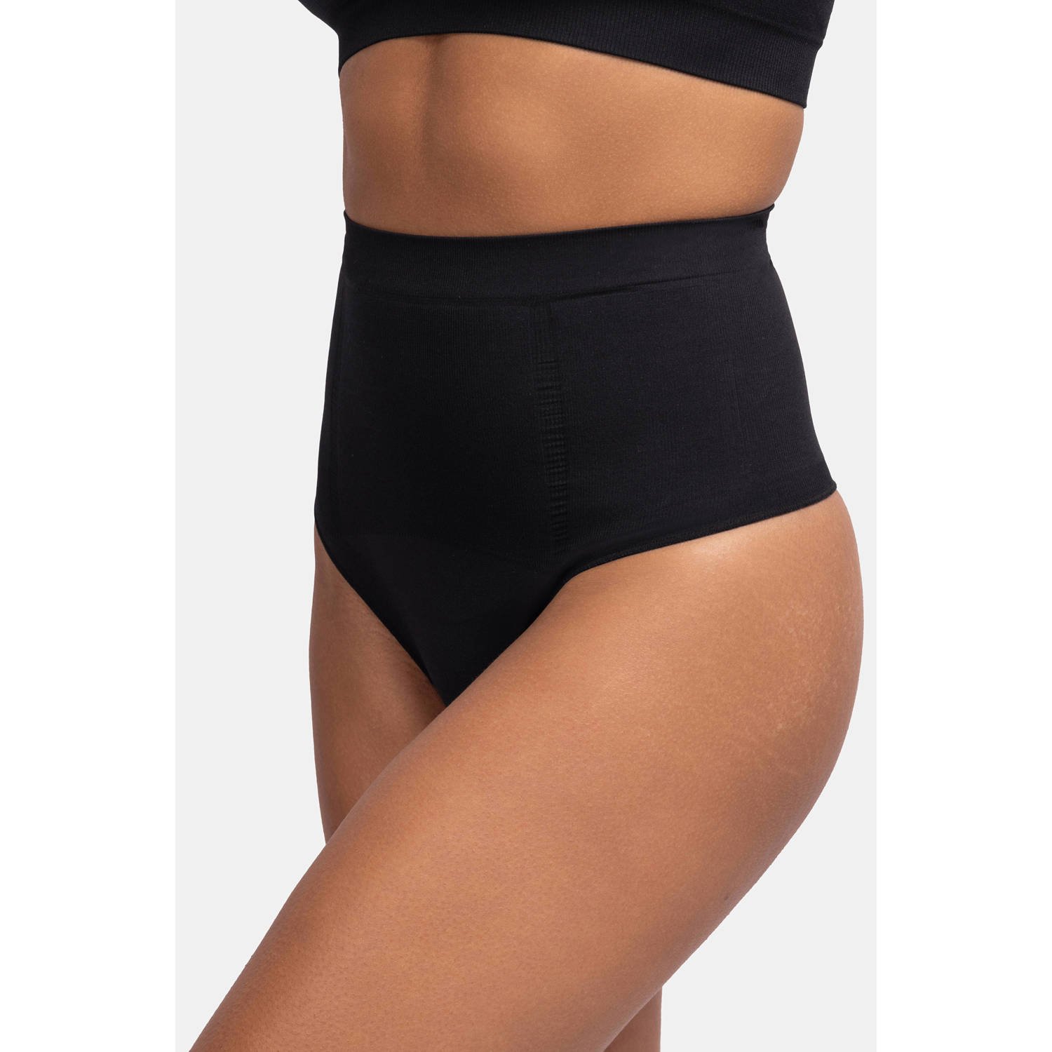 Dorina high waist corrigerende string Absolute Sculpt zwart